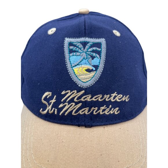 St. Maarten St. Martin "The Friendly Island" Embroidered Baseball Cap C74 - Picture 2 of 7